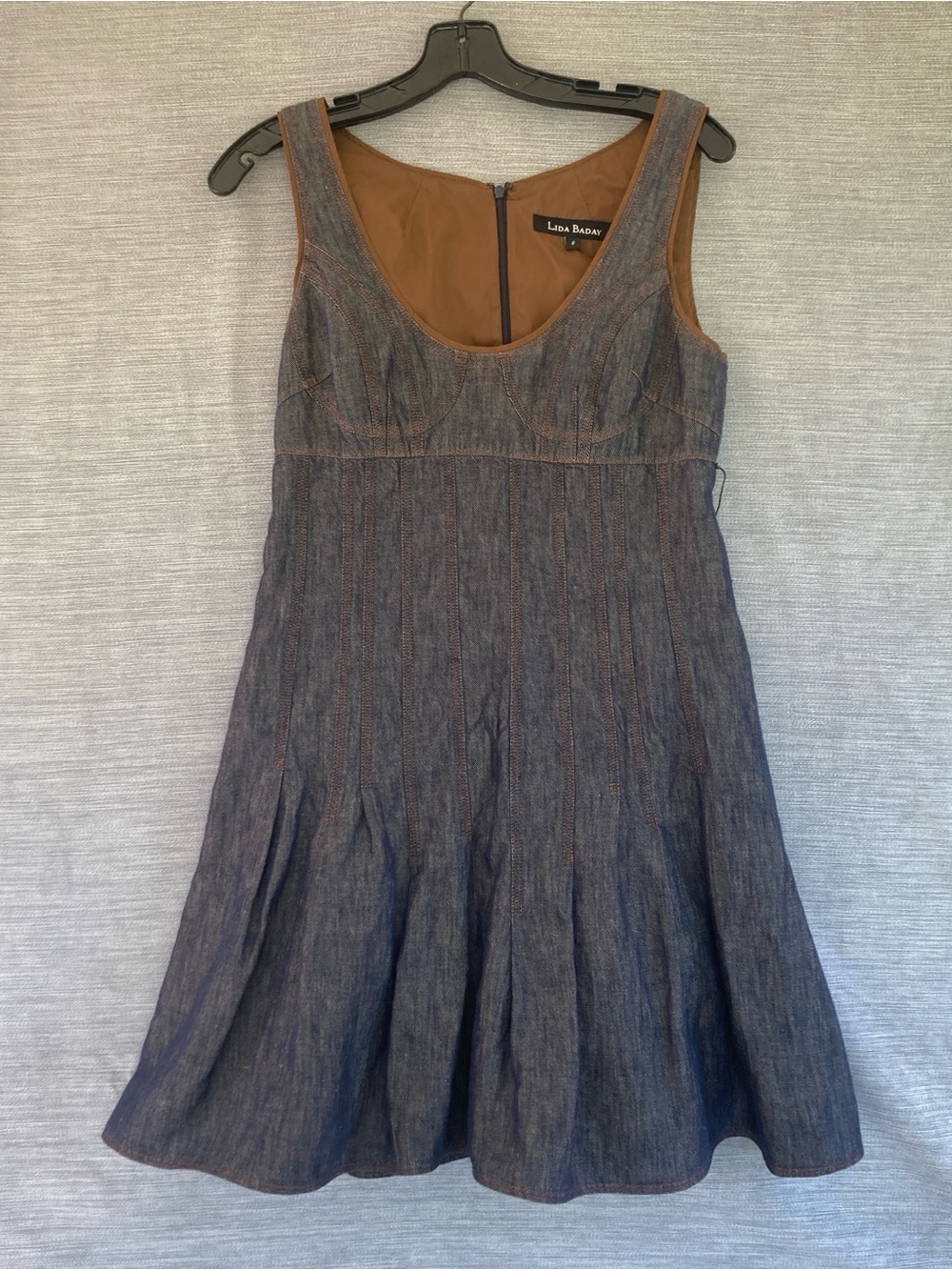 Lida Baday Denim Corset Dress